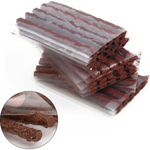 60Pcs Car Tire Repair Tool Tubeless Seal Patch Car Tyre Maintenance Auto Bike Tire Repair Puncture Plug Car Accessories