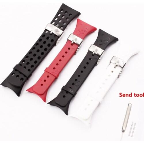 Watch Accessories Suitable for SUUNTO M Series M1 M2 M4 M5 Watch Special Waterproof Rubber Strap Pin Buckle