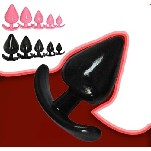 5 Size Anal Plug Butt Plug Prostate Massage Male/female Anal Masturbator No Vibrator Dildo ANAL Sex Toys For Woman Men Couples