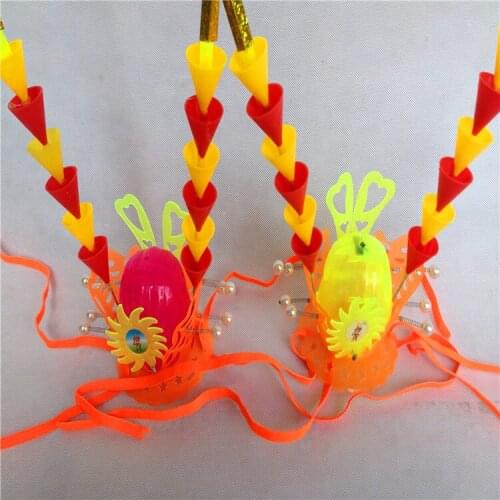 Free shipping flashing Monkey Monkey luminous purple crown crown / tiara Monkey hat strange new light-emitting toys