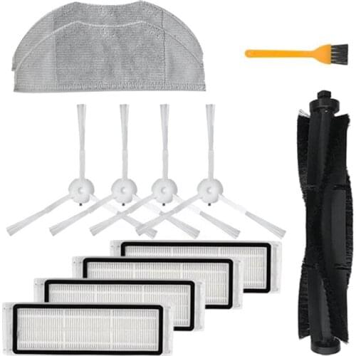 For 360 S7 S5 Sweeping Robot Main Brush Side Brush Filter Net Sea Pai Mop Accessories