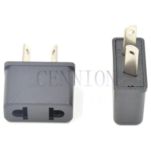 Black 2 pin EU US to AU Power Plug Travel Adaptor Trip Converter for Australia New Zealand 100pcs free shipping