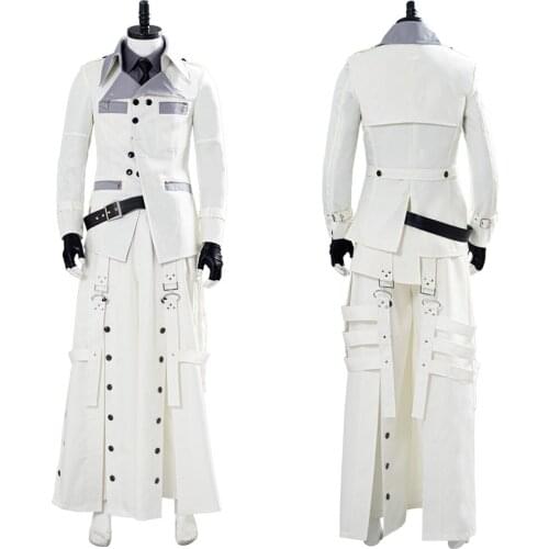 Final Fantasy VII Remake Rufus Shinra Cosplay Costume Outfits Halloween Carnival Coat Pants Full Suit Halloween Costumes