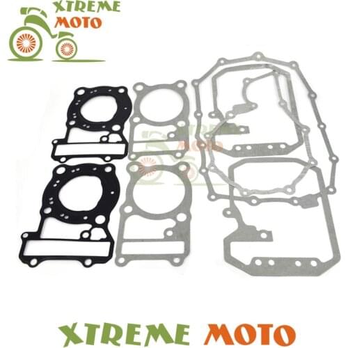 High Quality Motorcycle Complete Engine Crankcase Cover Cylinder Gasket Set For Honda Steed400 Steed 400 NV400 VX400 VT400