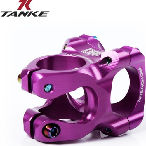TANKE MTB 35mm Stem CNC 31.8mm Handlebar Bicycle honsun ultralight 0 Degree Rise FR AM Enduro 28.6mm Steerer Mountain Bike parts