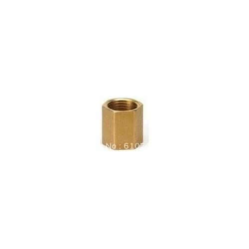 1/4" BSPP Connection Female Brass Straight Adapter Coupler Connectors Full Ports Plumbings Pipe Fittings Water Air Gas