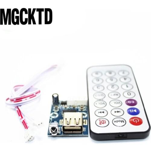 Mini micro Lossless music decoder WAV+MP3 Decoding board 12V Audio player USB sound card MP3 board + remote control