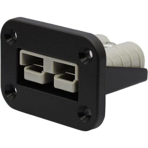 Flush Mount 50 Amp Anderson Plug Mounting Bracket Panel Cover for Caravan Camper Boat Truck