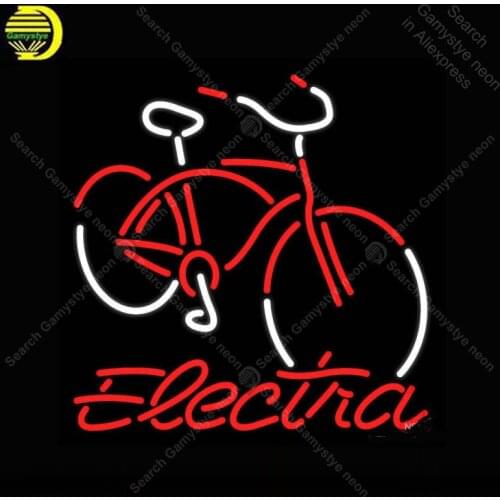 Neon Sign for Electra Bicycle neon bulb Sign Neon lights Sign glass Tube Iconic Light Store display Custom LOGO anuncio luminoso