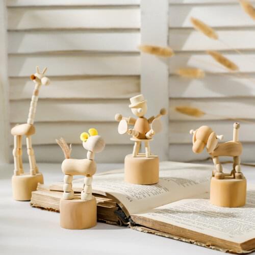 Brand New Baby Learning Wooden Gift Cute Kid Intellectual Early Educational Animal Giraffe Shape Colorful Toys Fashion Hot 2019