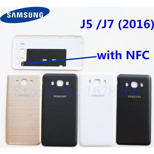 SAMSUNG Galaxy J5 J7 2016 J510 J510F J510FN J710 J710F J510G J510H Original Phone Cases Housing Back Cover Rear Battery Door