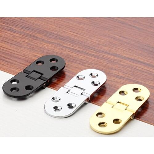 180 Degrees Invisible Mounted Alloy Cabinet Door Blind Hinge with Holes for Cupboard Door Concealed Mount Cabinet Blinds Furnitu