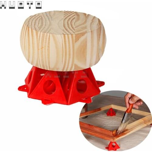 10pcs/Set Woodworking Accessories Wood work Tools Painters Pyramid Stands Paint Tool Triangle Paint Pads Feet