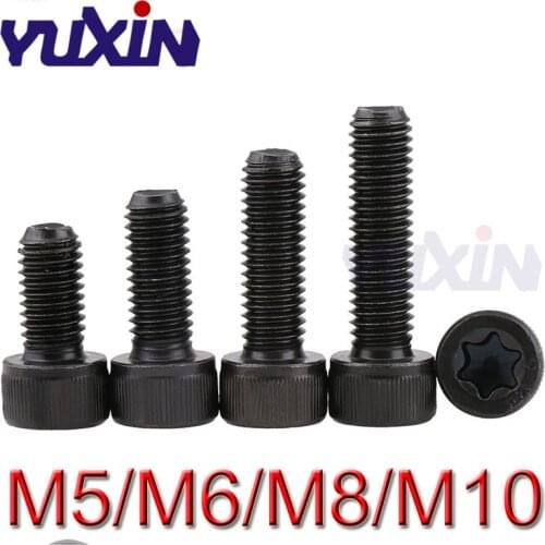 M5 M6 M8 M10*L 12.9 Grade Carbon Steel Torx Six Lobe Pin Cap Cup Allen Head Bolt Hex Hexagon Socket Security Screw