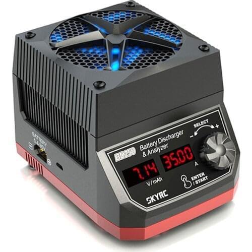 SKYRC BD250 250W 35A lipo Battery Discharger LiHV/NiMH Analyzer Professional RC drone battery high-power discharger & Analyzer