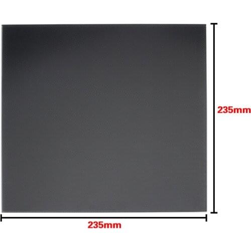 235*235mm heatbed Ultrabase Glass Platform Heated bed Build Surface High temperature resistance for creality 3d printer parts