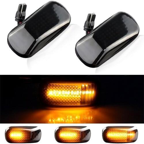 2pcs Led Dynamic Side Marker Turn Signal Light For Acura Integra Type-R DC2 RSX DC5 NSX NA1 NA2 Repeater Signal Lights For Honda
