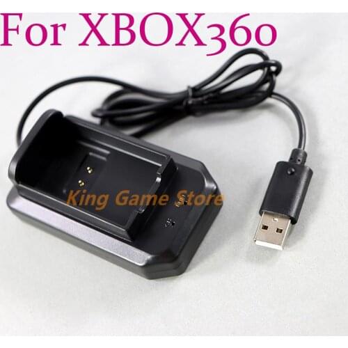 1pc Replacement Black Charger Wireless Controller Battery Pack USB Charging Dock Station For Xbox360 xbox 360
