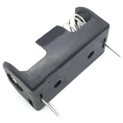 1Pcs/lot Li-ion 14250 1/2 AA Battery Storage Box Case Holder 3.6V AA1/2 Battery Box Holder With PCB Pins Wire Leads