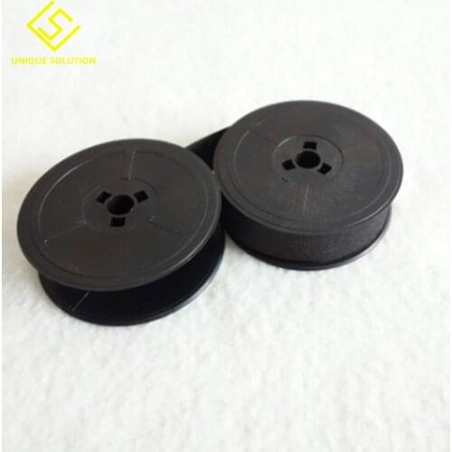 2PCS new Mechanical English Typewriter Printer Black Ribbon ribbon core ink ribbon