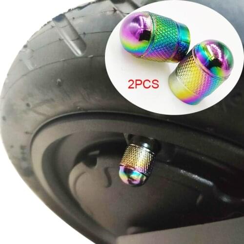 2PCS for xiaomi M365 electric scooter colorful valve cap replacement for Ninebot MAX G30 scooter modification accessories