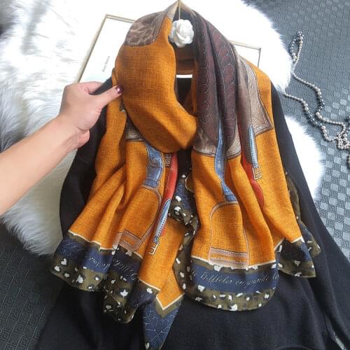 2020 Brand Autumn winter women beach quality shawl cotton scarf lady fashion scarves bandana pashmina wrap hijab muffler
