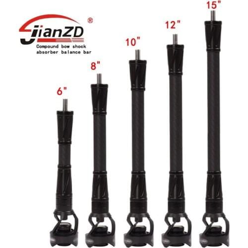Bow and arrow shock absorber composite bend bow archery carbon edition 6/8/10/12/15 inch A brand shock absorber balance bar