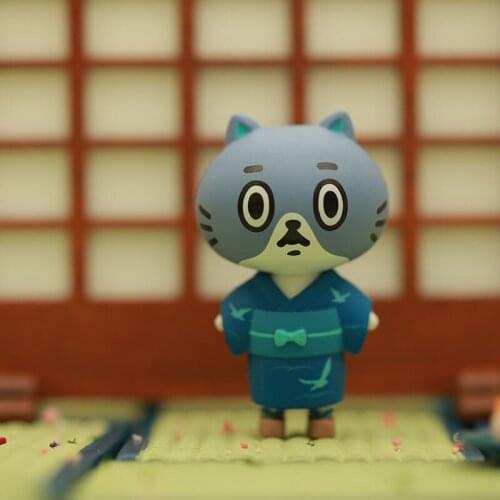 CANDYBOX dry branch cat kimono series cute cat twisted toy hand-made decoration blind box genuine