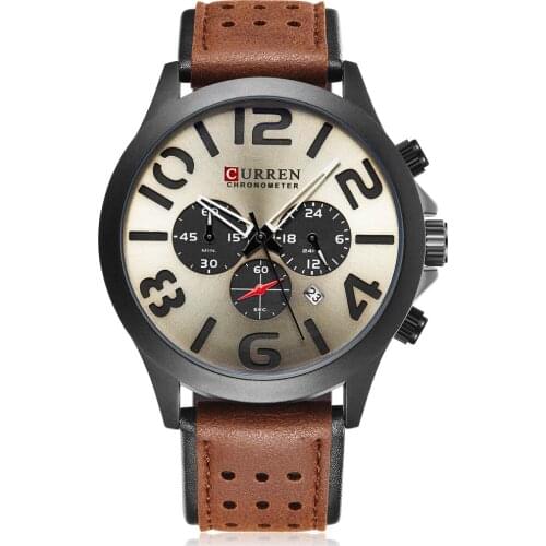 Curren Men Watches Top Brand Luxury Chronograph Wrist Watch Famous Male Clock Quartz Watch Quartz-watch Relogio Masculino saat