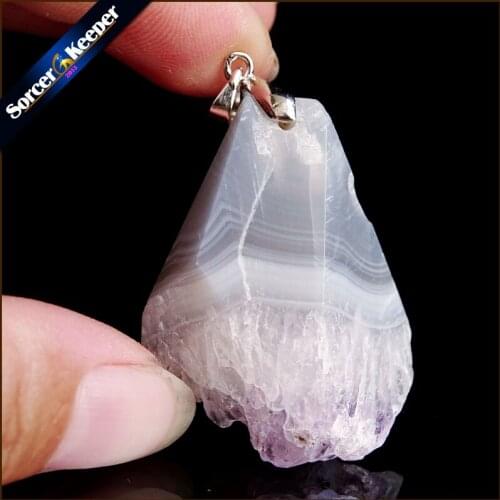 Womens Collares Gem Natural Amethysts Stone Pendant Necklace Quartz Purple Crystal Jewelry Loves Gift For Girlfriend TS718
