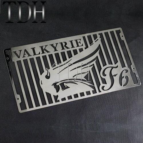 Chrome Motorcycle Radiator Guard Grille Grill Cover Protection For Honda Valkyrie GL 1500 All Year Oil Cooler Cover Protector