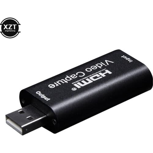 New 30HZ Video Capture Card USB 2.0 HDMI Video Grabber Record Box for PS4 Game DVD Camcorder HD Camera Recording Live Streaming