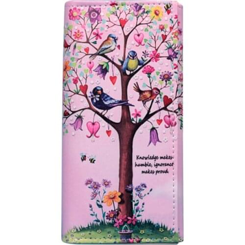 Animal Prints Design Female Leather Wallet Long Wallet Zipper Hasp Lady Purse Card Key Coin Organizer Pouch Purse 5 Types