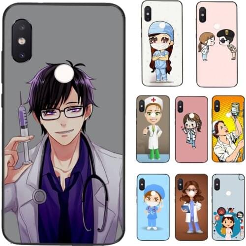 FHNBLJ Nurse Doctor Medical Medicina Health Phone Case for Xiaomi Redmi 5 5Plus 6 6A 4X 7 7A 8 8A 9 Note 5 5A 6 7 8 8Pro 8T 9