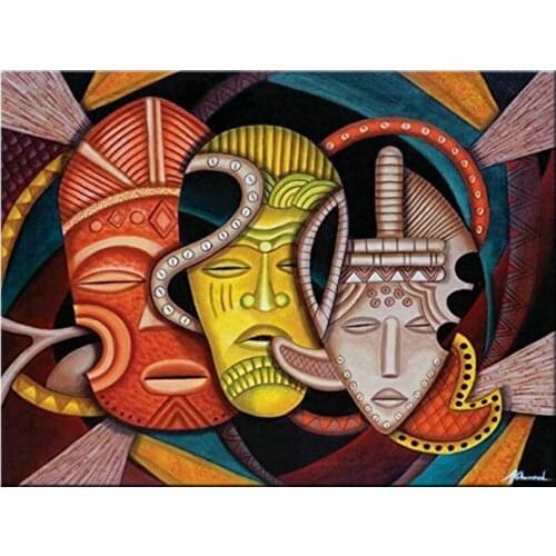 Mosaic diamond mask Diamond embroidery Abstract mask woman diy 5d diamond painting crystal painting rhinestone Cross Stitch