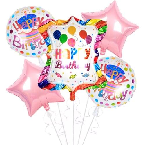 Birthday theme party decoration candy ice cream balloon baby shower happy birthday banner decoration children toys household