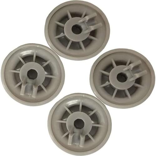 4 PCS Dishwasher Lower Rack Wheel 165314 Fits for Kenmore Bosch Whirlpool Dishwasher Replace part number 420198 PS3439123