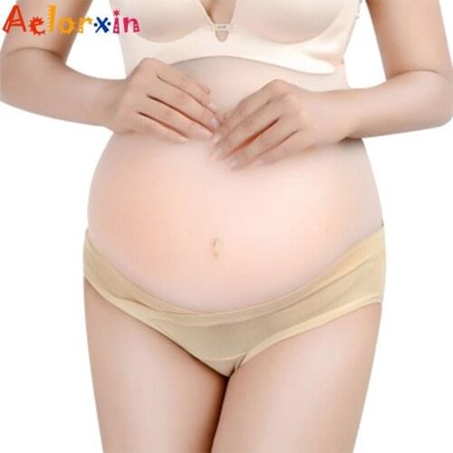 2019 New Cotton Maternity Panties Soft V-Shaped Low Waist Intimate Underwear Clothes For Pregnant Women Pregnancy Briefs