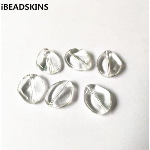 New arrival! 23x20mm 230pcs/lot Clear acrylic Lentils shape beads for Necklace,Earrings parts,hand Made Jewelry DIY