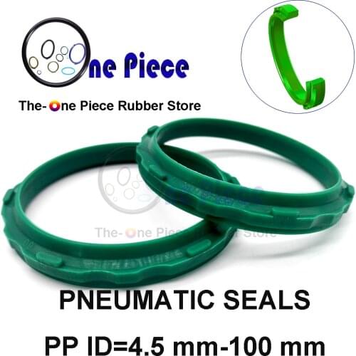 20pcs a lot PP buffer seal ID-4.5-100 mm Pneumatic cylinders seal for sealing rubber gasket Polyurethane PU