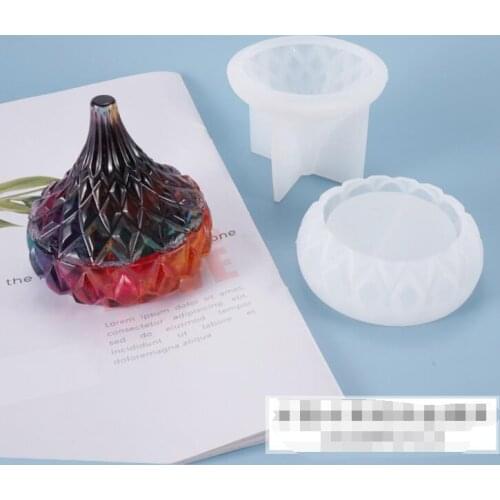Transparent Silicone Mould Dried Flower Resin Decorative Craft DIY Drop-shaped storage box Mold epoxy resin molds for jewelrylr