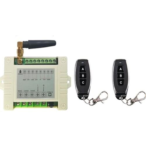 220V 10A 2CH Motor Remote Control Switch Motor Forwards Reverse Up Down Stop Door Window Curtain Wireless TX RX Limited Switch