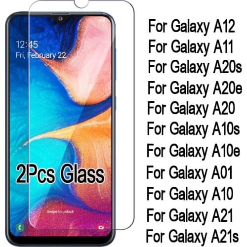 Glass For Samsung Galaxy A11 A10 A01 A10e A10s A12 A20 A20e A20s A21 A21s Case Protective Cover On Samsung A11 A12 A10 A20 Glass