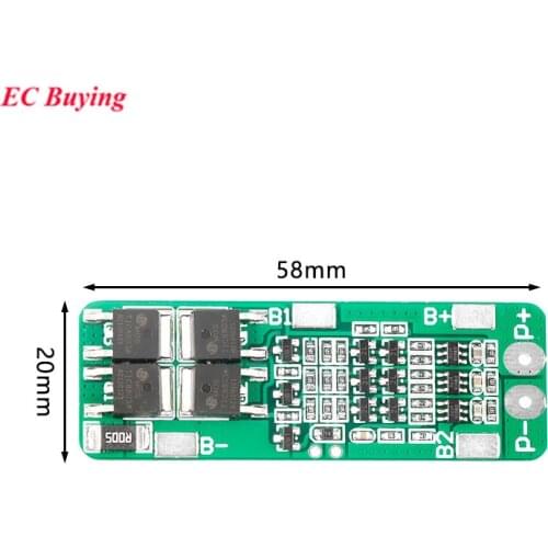3S 20A Li-ion Lithium Battery 18650 Charger Protection Board PCB BMS 11.1V 12V 12.6V Cell Charging Protecting Module