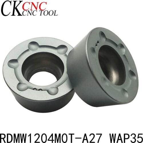 10pcs RDMW1204M0T-A27 WAP35 carbide insert lathe tool Carbide Threading Insert turning tool