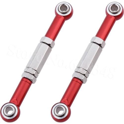 2pcs/lot RC Upgrade Parts Alum Rear Upper Steering Linkage For FS Racing 1/10 Desert Buggy 53625 53632 Baja