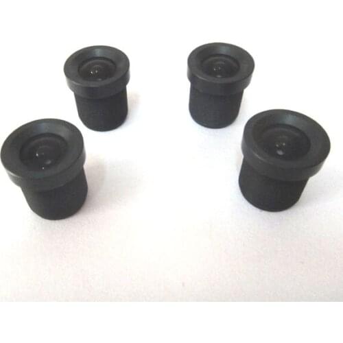 4pieces/Lot 3.6mm 92 Degree Wide Angle Fixed Camera IR Board Lens for both 1/3" &1/4" CCD
