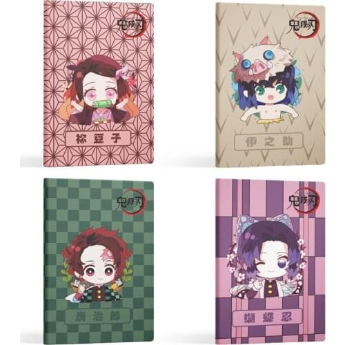 Anime Demon Slayer Cosplay Kimetsu No Yaiba Tanjiro Nezuko Zenitsu Rengoku Kyoujurou Cosplay Notebook Party Gift For Girls CS474