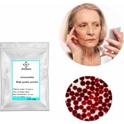 Provide high quality Skin care ingredients Haematococcus Pluvialis 95% Astaxanthin Powder Anti-aging, whitening, anti-wrinkle