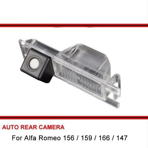 Car Camera For Alfa Romeo 156 / 159 / 166 / 147 Waterproof Reversing Reverse Camera rear view camera HD CCD Night Vision